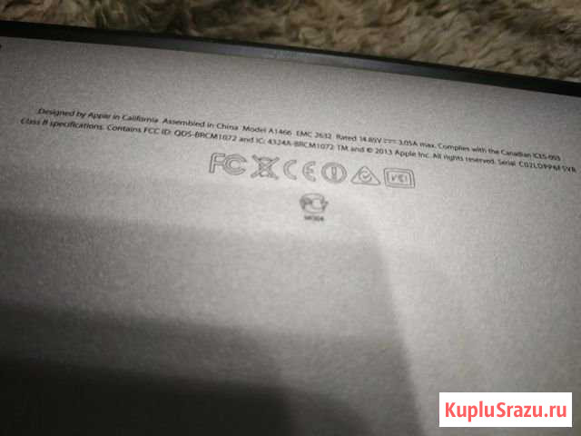 MacBook Air model a1466 Люберцы - изображение 1