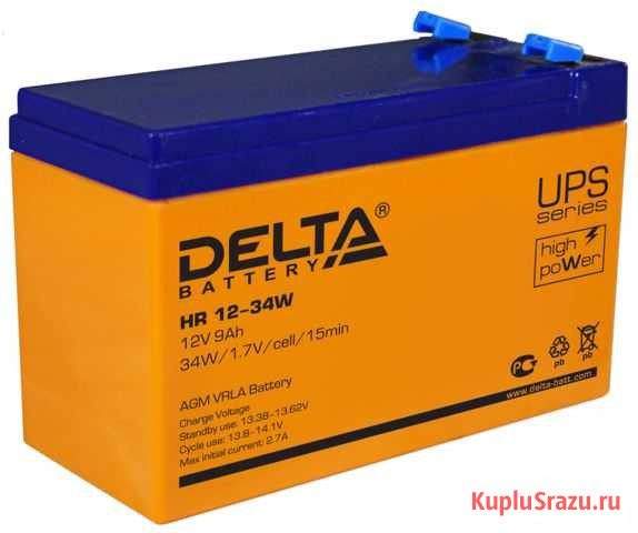 Новые Delta HR 12-34W (12V / 9Ah) Астрахань - изображение 1