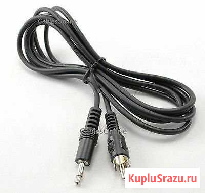 Аудиокабель mini-jack 3.5 mono (папа) - 1 RCA mono Железногорск - изображение 1