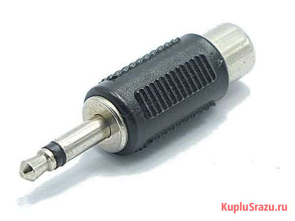 Переходник mini-jack 3.5 - гнездо 1 RCA (тюльпан) Железногорск - изображение 1