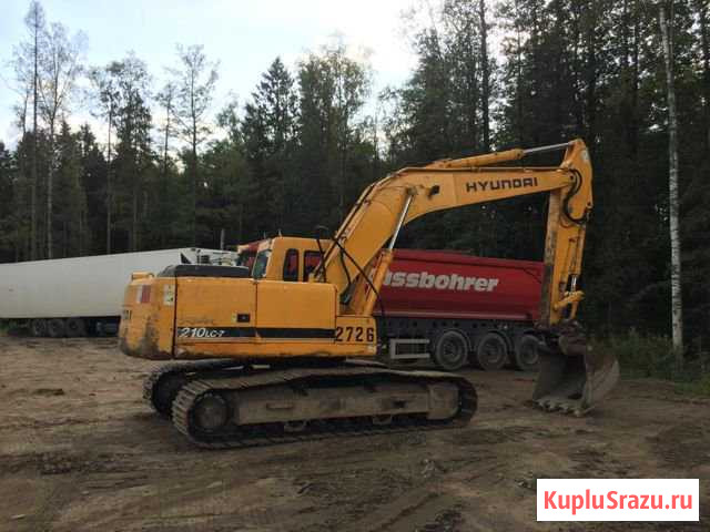 Аренда гусеничного экскаватора Hyundai 210 Lc-7 Сертолово - изображение 1