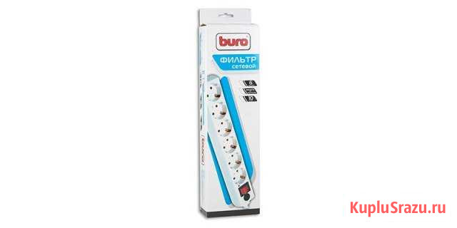 Сетевой фильтр buro (1.8 м) Альметьевск - изображение 1