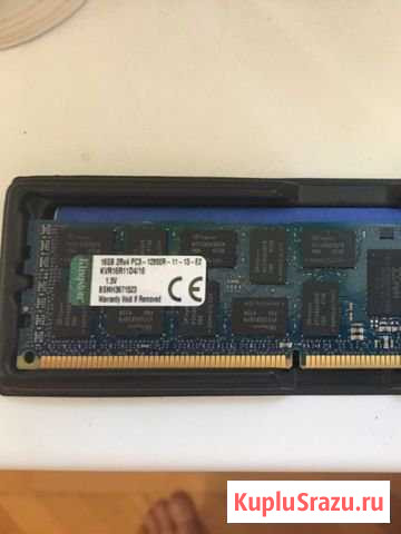 Оперативная памятьKingston 16GB KVR16R11D4/16 PC3 Пятигорск - изображение 1