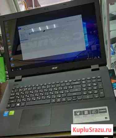 Ноутбук acer es1 17дюймов 4ядра 4гига Сергиев Посад