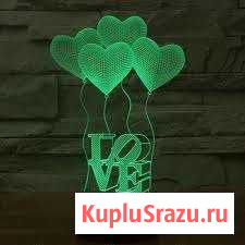 3D Светильник сердце love Архангельск - изображение 1