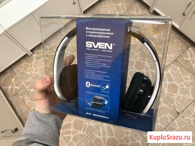 Гарнитура беспроводная sven AP-B450MV, Bluetooth Новосибирск - изображение 1