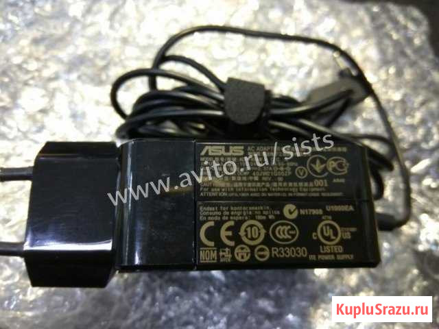 Блок питания asus 19V 1.75A (33W) (251809) Красноярск - изображение 1