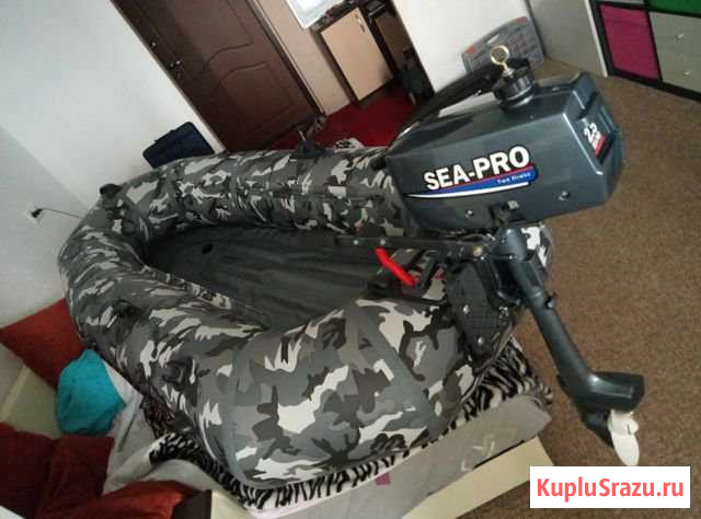 Лодка уфимка с мотором seapro 2.5S Волгоград - изображение 1
