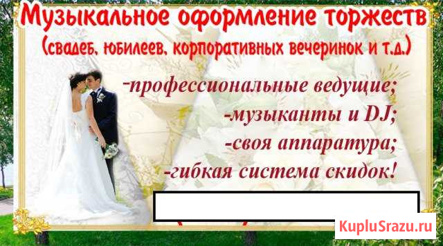 Музыкальное оформление торжеств Майкоп - изображение 1