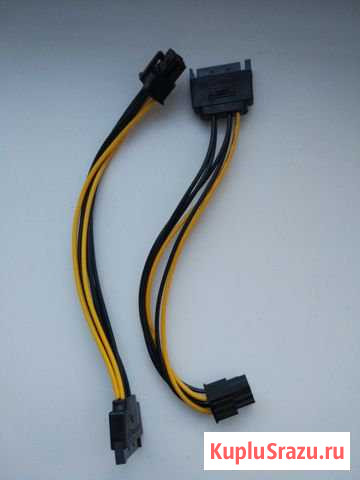 SATA - 6pin Райзер pci-e Козьмодемьянск - изображение 1