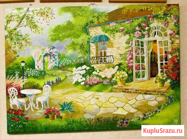 Картина маслом Летняя веранда Мичуринск - изображение 1