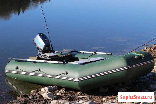 Продам лодку пвх rusboot 295 и mikatsu 5 л/с Прокопьевск - изображение 1