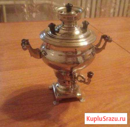 Самовар угольный сувенир ясная поляна СССР 1974 Сергиев Посад - изображение 1