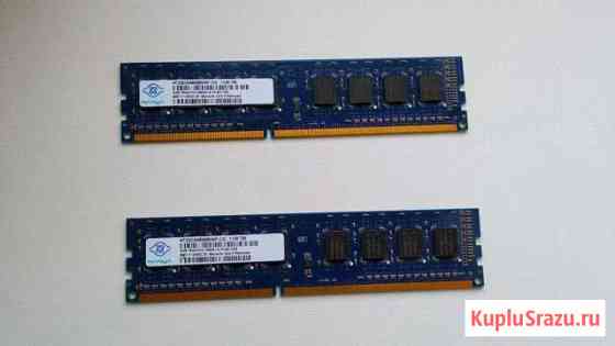 2 плашки 2gb ddr3 nanya nt2gc64b88b0nf-cg Уфа