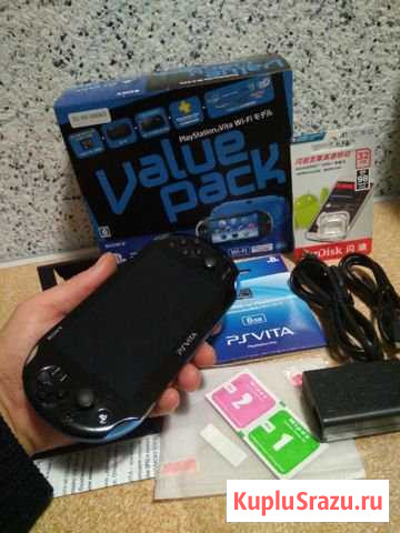 Ps vita slim blue/black, прошита 3.60, 8+32 гб Сергиев Посад - изображение 1