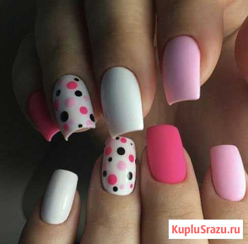 Наращивание ногтей,покрытие ноготков гель лаком, ш Архангельск - изображение 1