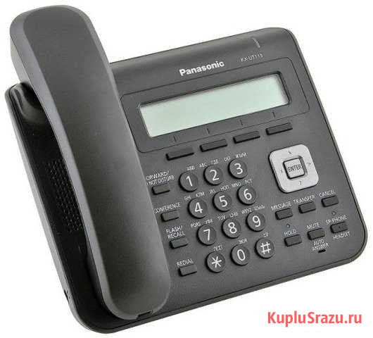 Телефон Panasonic KX-UT113RU-B чёрный Ижевск - изображение 1