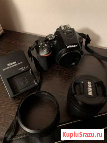 Фотоаппарат зеркальный Nikon D5600 + 18-55 P VR Мурино - изображение 1