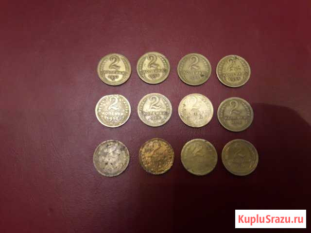 2 копейки 1957, 1956, 1955, 1954, 1952, 1949, 1948 Ставрополь - изображение 1