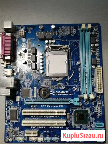 Материнская Плата gigabyte GA-H61M-S2PV Череповец - изображение 1