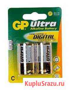 Батарея GP Ultra Alkaline 14AU LR14, 2 шт. C Сочи