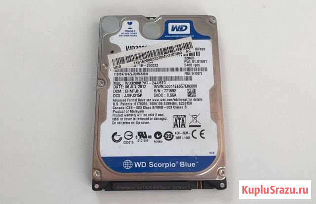 HDD жесткий диск для ноутбука 320gb Великий Новгород - изображение 1