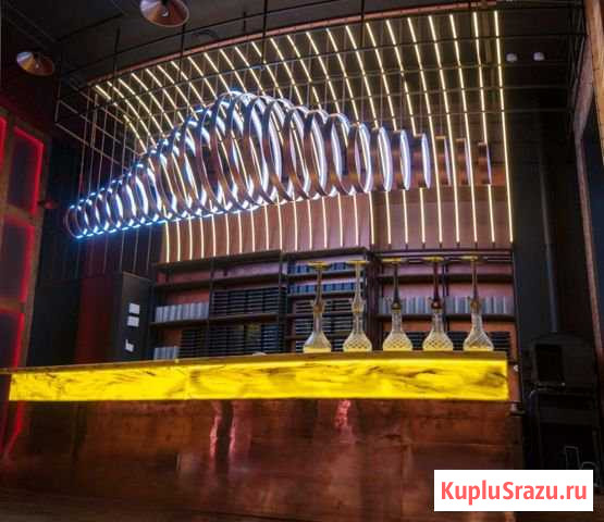 Люстра кольцами (диодная лента) Мытищи - изображение 1