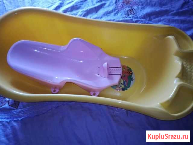 Детская ванночка+горка для купания ребёнка Волгоград - изображение 1