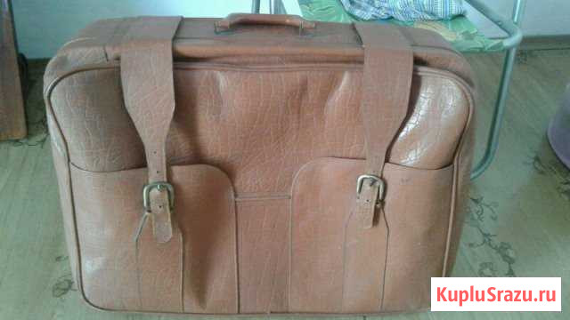 Кожаный чемодан Чехословакия Симферополь - изображение 1