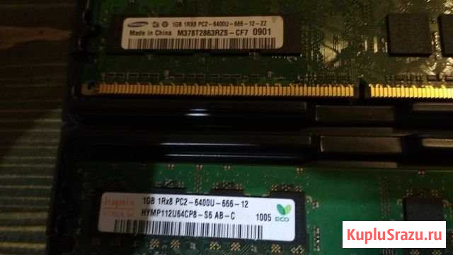 2 планки памяти ddr2 1 gb 800 Mhz Раменское - изображение 1
