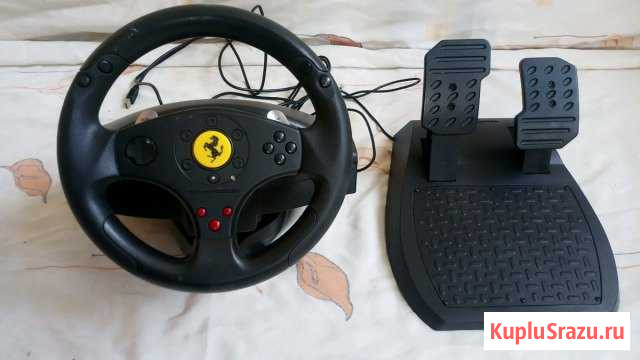 Руль и педали для Sony PS3. Обмен Бердск - изображение 1