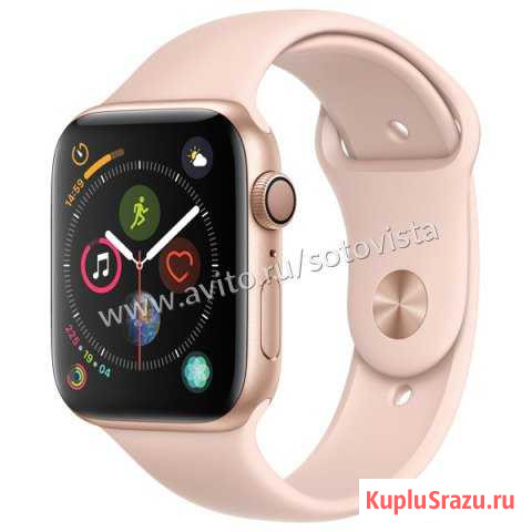 Apple Watch s4 44 Gold/pink Москва - изображение 1