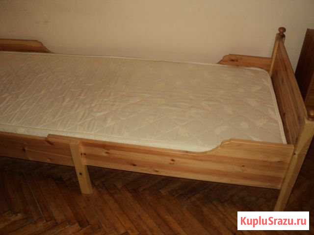 Кровать с матрасом + комод Долгопрудный - изображение 1