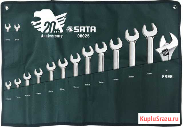 Набор комбинированных ключей SATA 08025, Новый Волжский - изображение 1