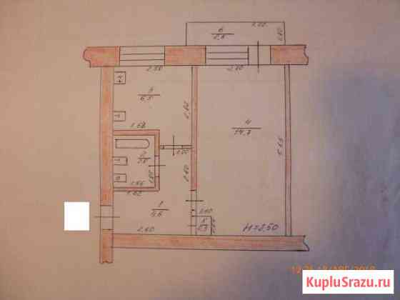 1-к квартира, 28.9 кв.м., 4/5 эт. Славгород