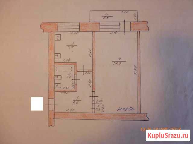 1-к квартира, 28.9 кв.м., 4/5 эт. Славгород - изображение 1