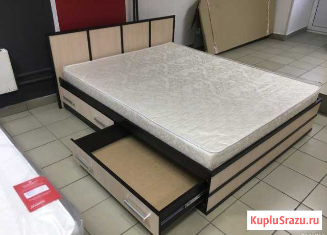 Кровать сакура с ящиками новая Ангарск - изображение 1