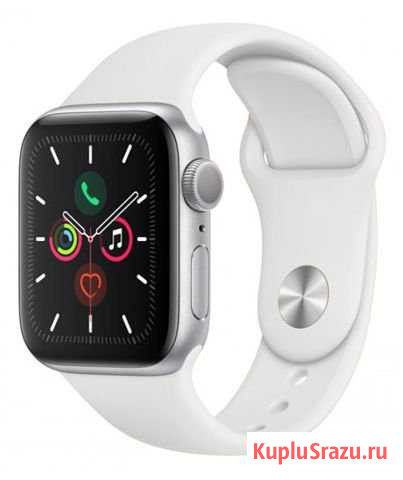 Apple Watch Series 5 GPS 40mm Silver Aluminum Case Санкт-Петербург - изображение 1