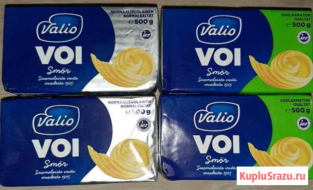 Масло сливочное валио из Финляндии Мурино - изображение 1