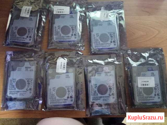 Продам HDD 2,5 (Ноутбуки) 1тб, абсолютно новые Благовещенск - изображение 1