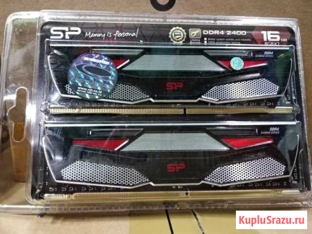 DDR4 16Gb 8Gb x 2 2400MHz Silicon Power Новый Астрахань - изображение 1