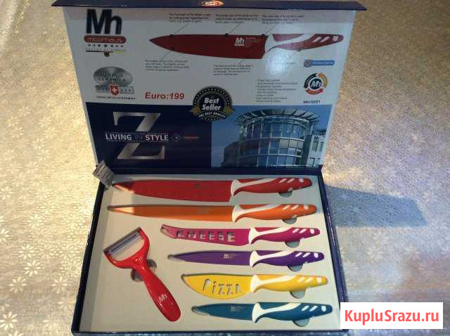 Набор ножей в подарочной коробке Мытищи - изображение 1