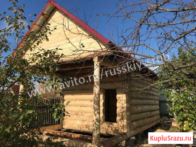 Сруб бани 5х3м с выносом под веранду 2х3м Выборг - изображение 1