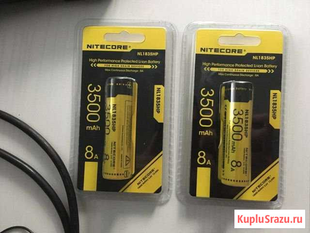 Аккумуляторы Nitecore 18650 Северодвинск - изображение 1