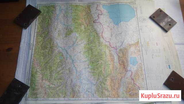 Карта Генштаб России Шагонар 1см\5 км Красноярск - изображение 1