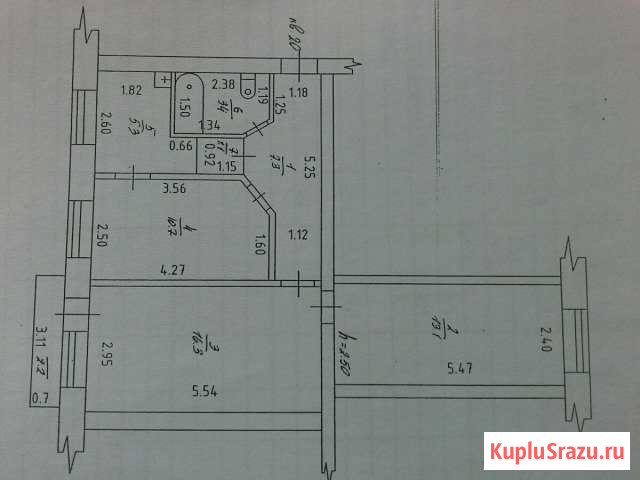 3-к квартира, 58 кв.м., 5/5 эт. Камень-на-Оби - изображение 1