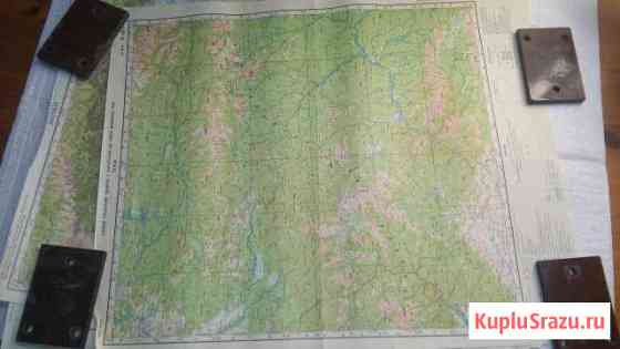 Карта Генштаб России Туран 1см\5 км Красноярск