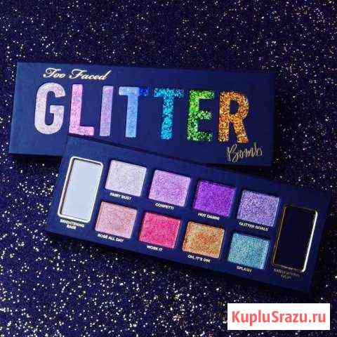 Палитра мерцающих теней для век TOO faced glitter Улан-Удэ