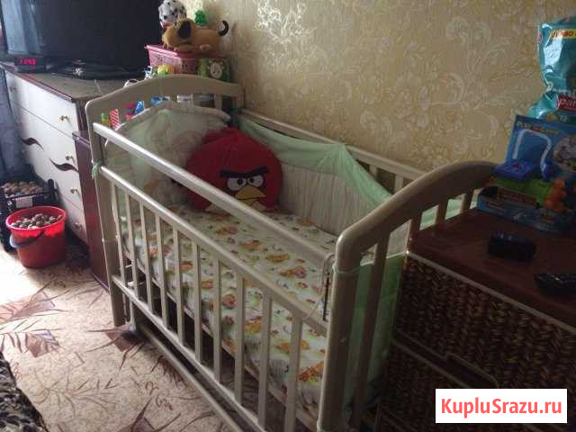 Кровать с механизмом качания ребёнка Батайск - изображение 1