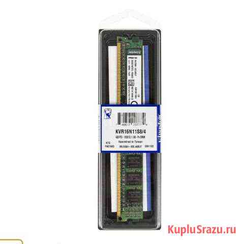 Оперативная память Kingston valueram (KVR16N11S8/4 Иркутск